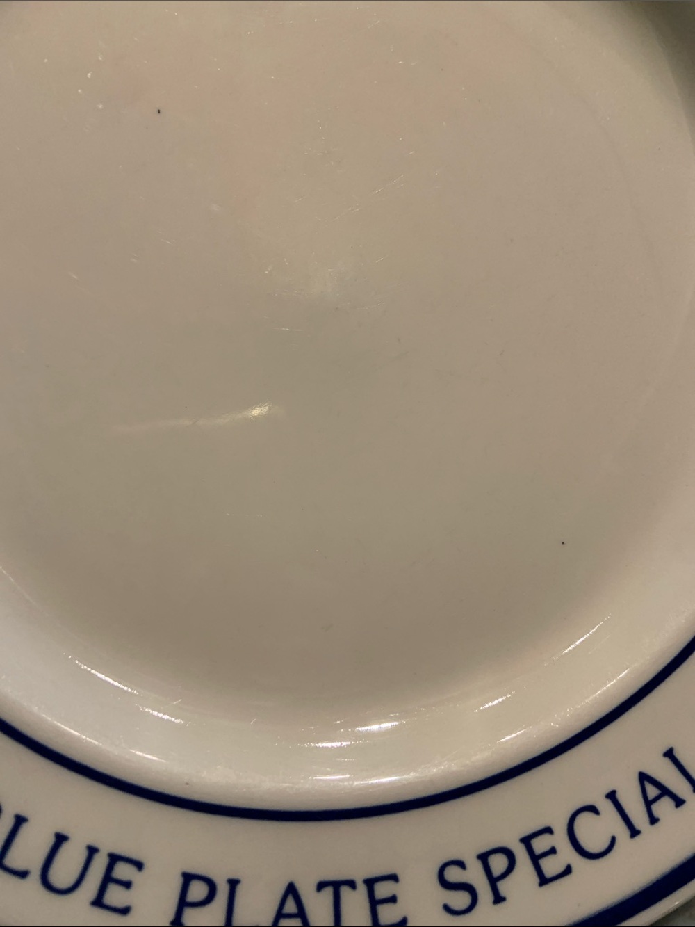 Vintage Homer Laughlin Manhattan Blue Plate Special Dinner Plate - Picture 4 of 6
